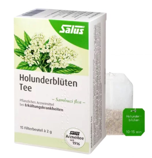 HOLUNDERBLÜTEN Arzneitee Sambuci flos Salus Fbtl. HOLUNDERBLÜTEN Arzneitee Sambuci flos Salus Fbtl.